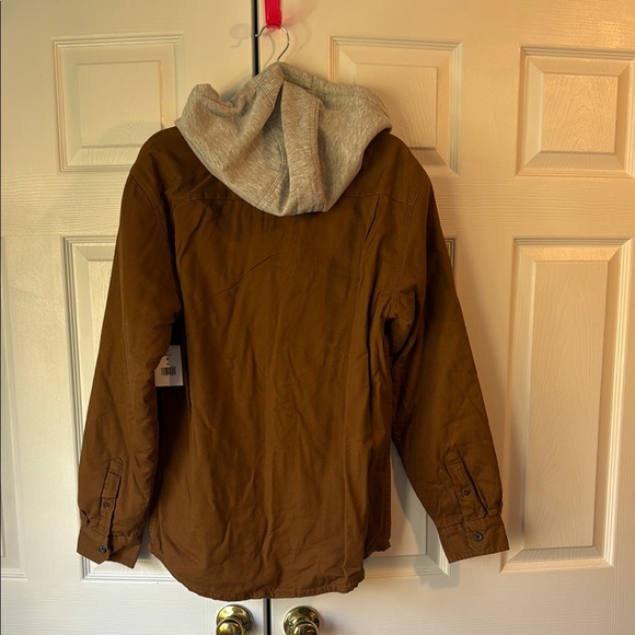 Wrangler Brown Hooded Jacket for Men - Picture 5 of 6